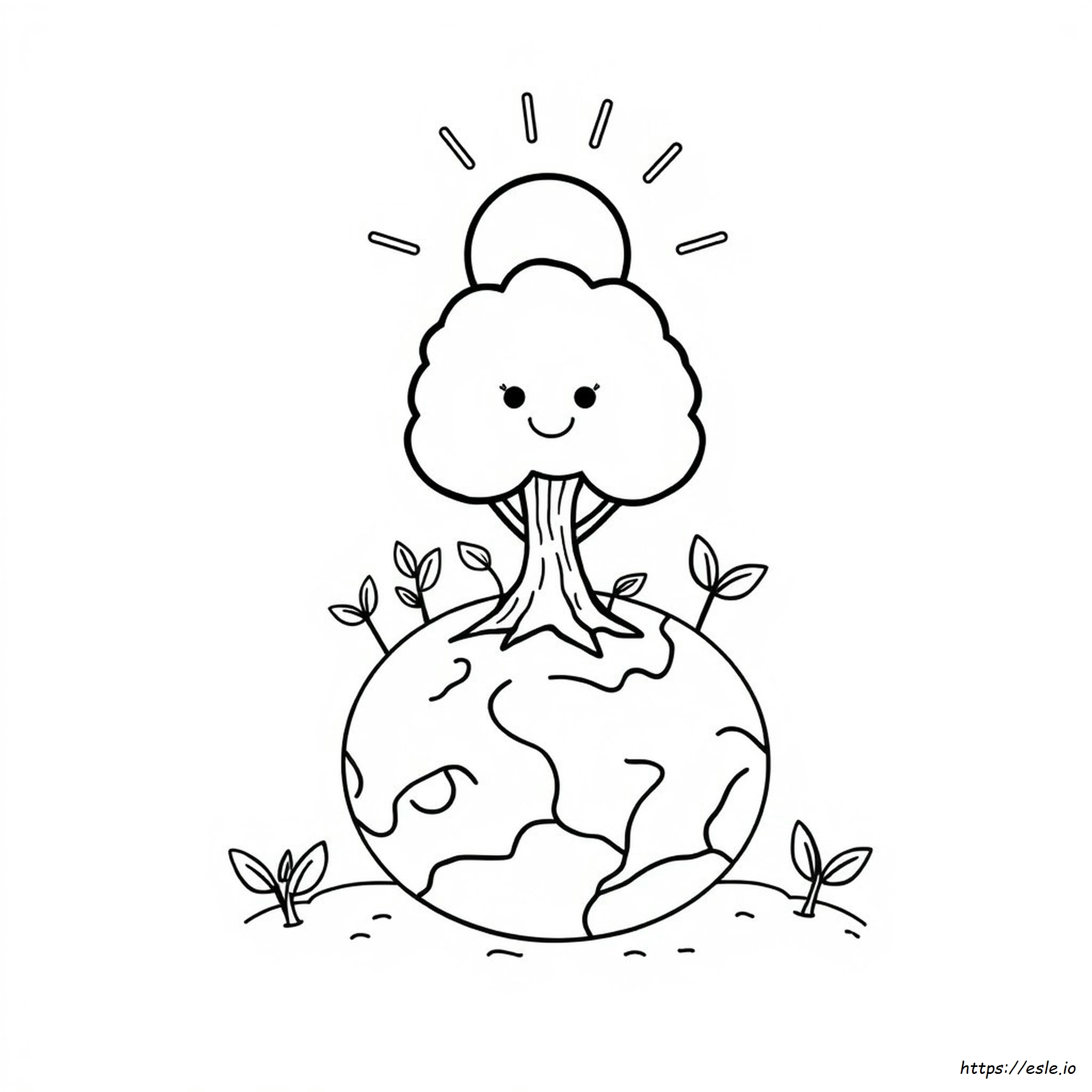 Free Earth Day Coloring Pages Pdf
