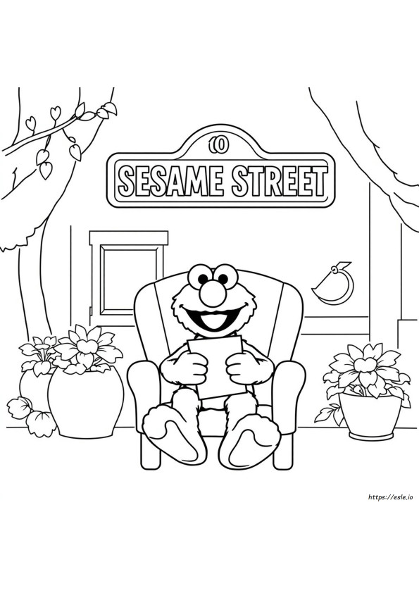Elmo Disegni Da Colorare