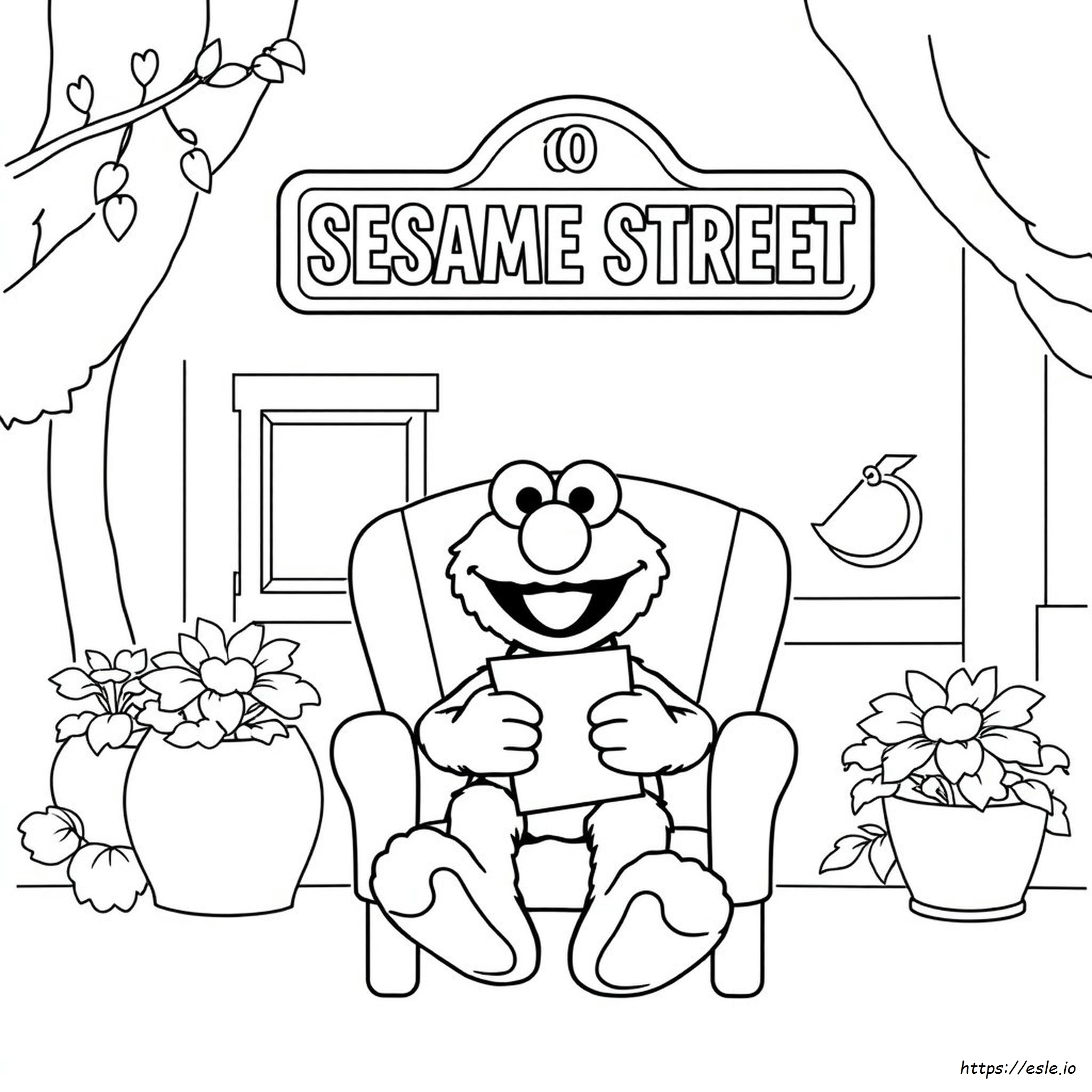 Elmo Disegni Da Colorare