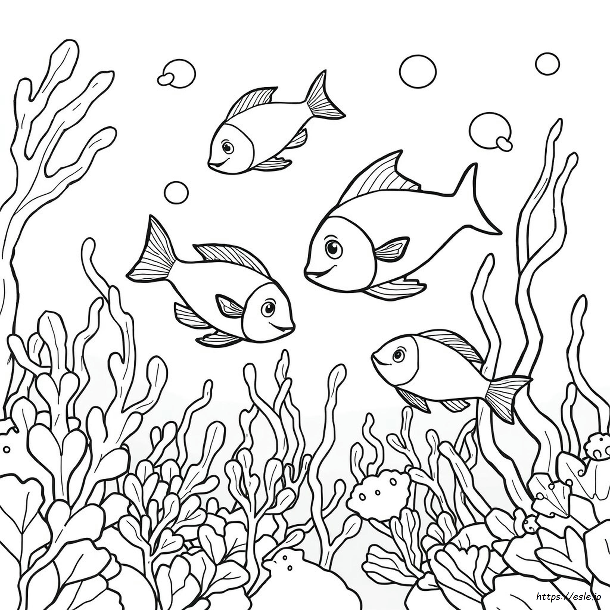 Disegni Da Colorare Di Pesci
