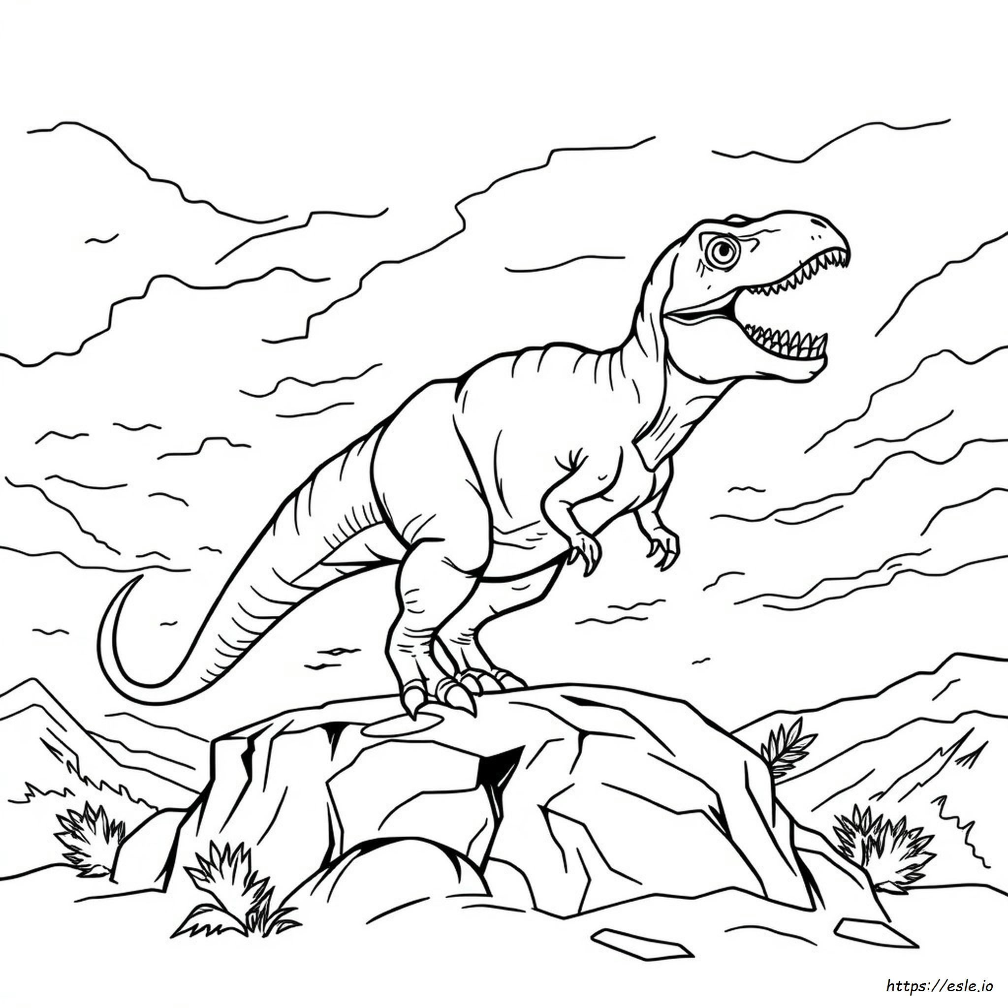 Indominus Rex Boyama Sayfası Yazdırılabilir