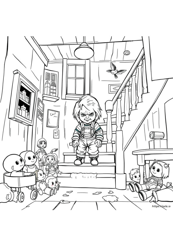 Chucky Kolorowanki Do Druku