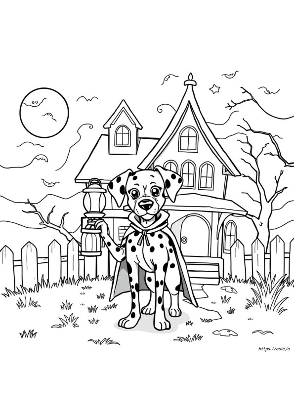 Monster Mutt Dalmatialainen Värityskuva