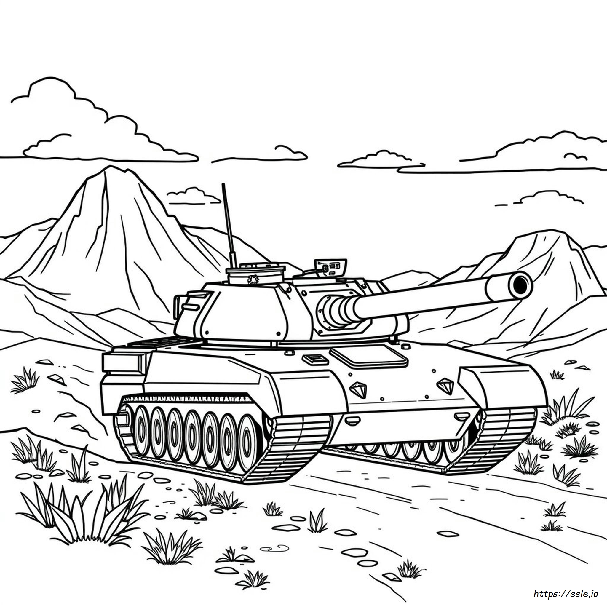 Printable Military Tank Coloring Pages