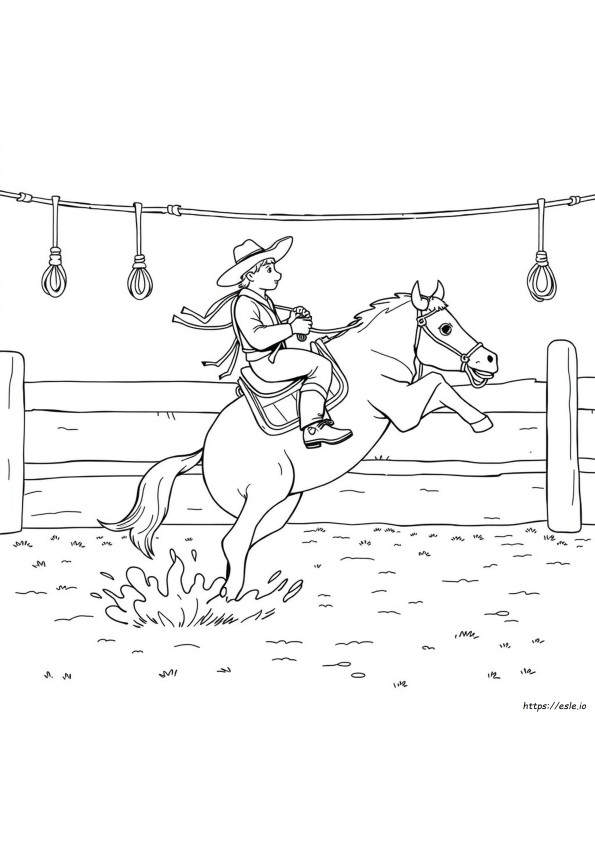 Desenhos De Rodeio Para Colorir