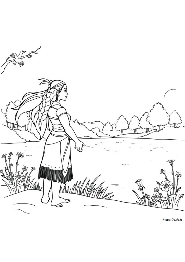 Coloriages De Pocahontas