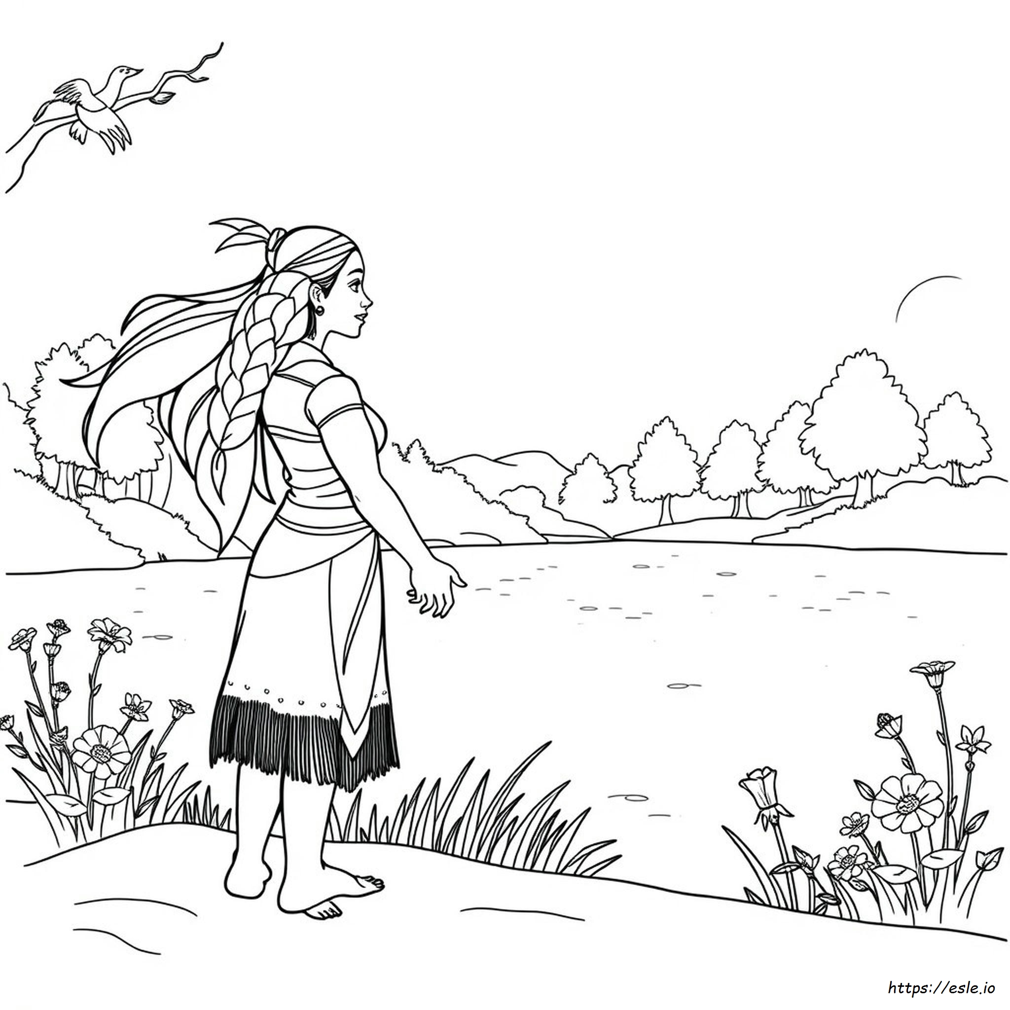 Pocahontas Coloring Pages