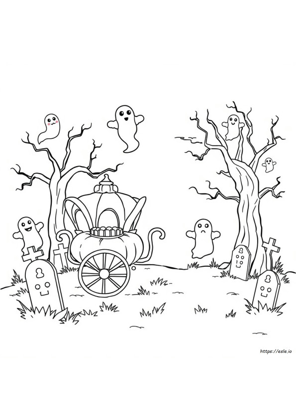 Gambar Mewarnai Halloween Untuk Tk