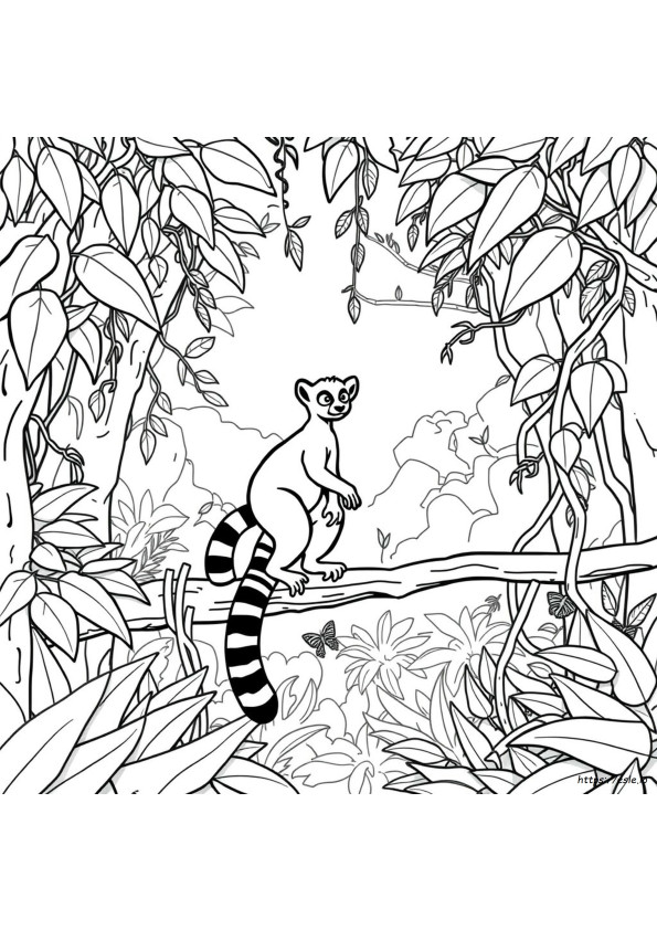 Madagaskar Ausmalbilder