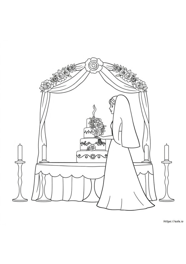 Bride Coloring Pages Printable