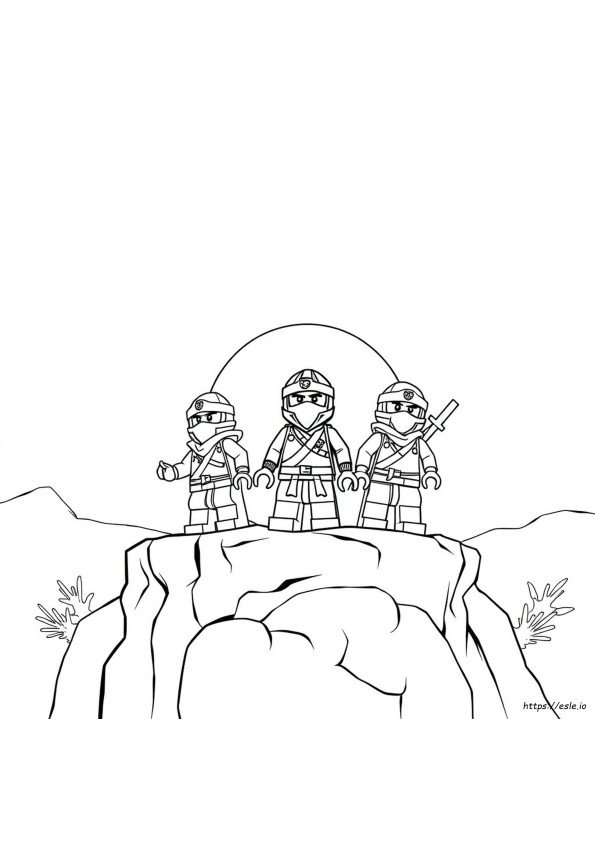Gambar Mewarnai Ninja Kidz Tv Yang Dapat Dicetak