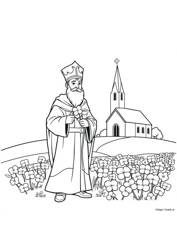 Szent Patrik Színező