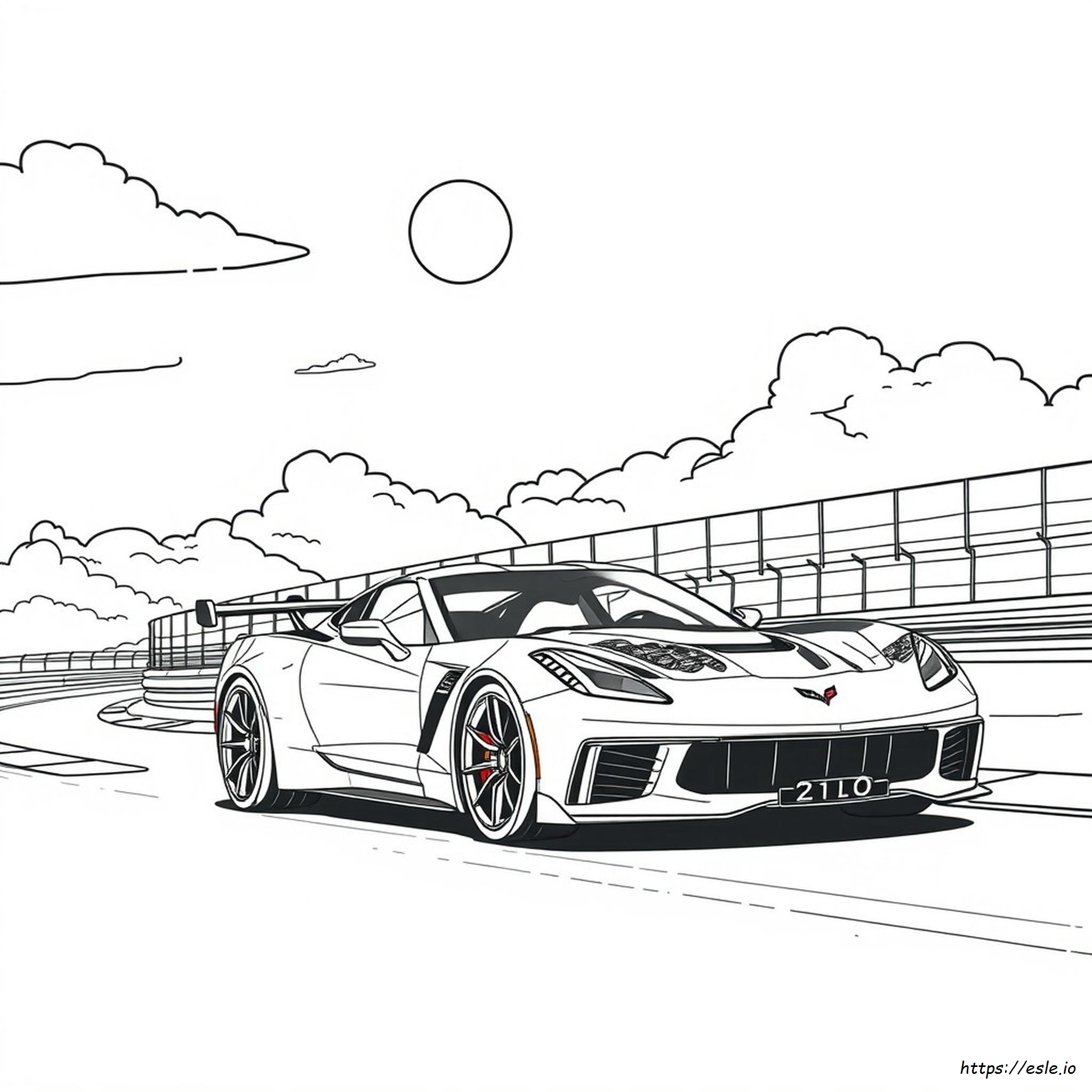 Corvette Zr1 Da Colorare