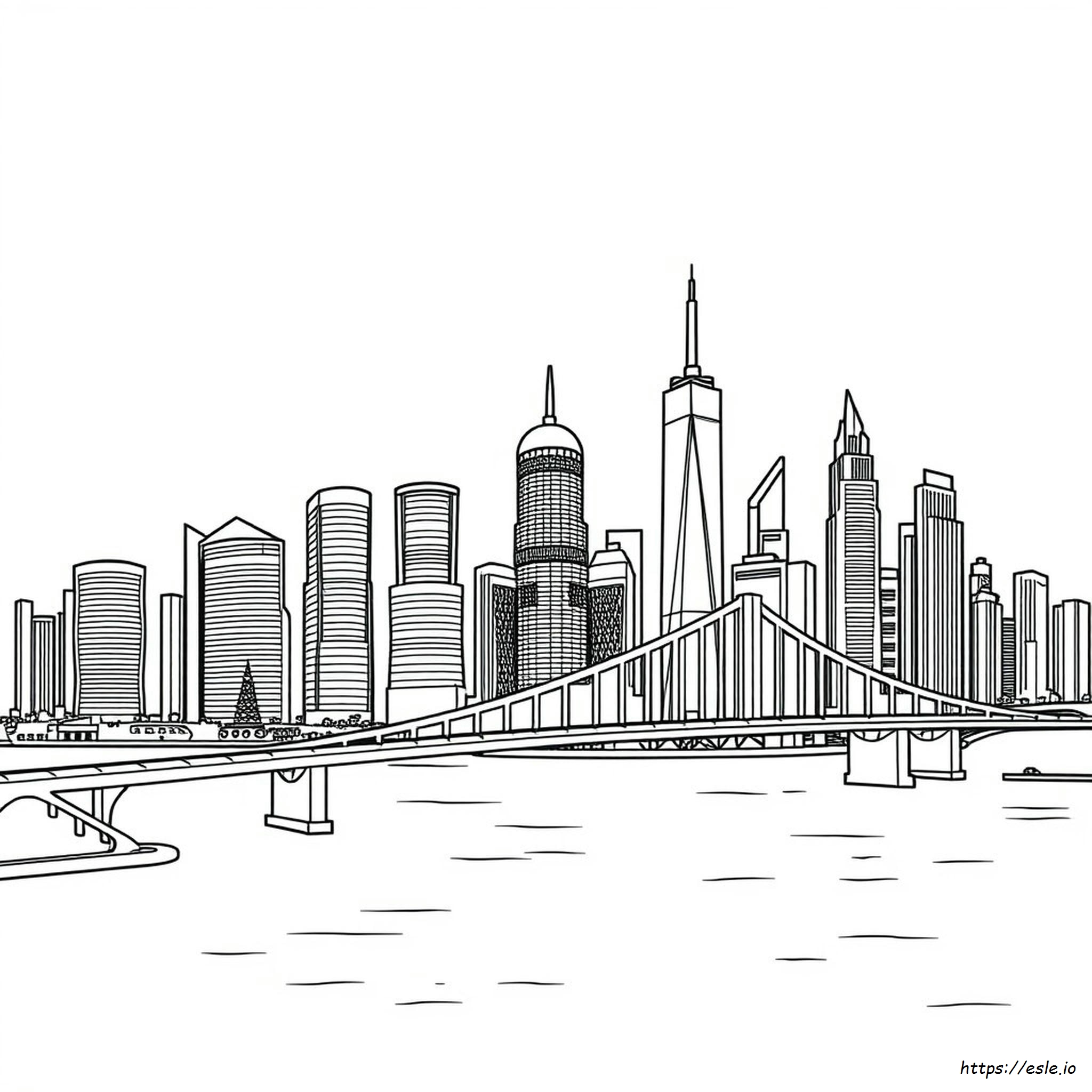 Fantastic Cities Coloring Book