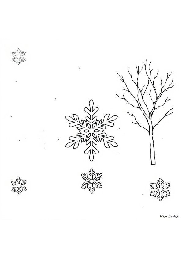 Schneeflocken Ausmalbilder Zum Ausdrucken