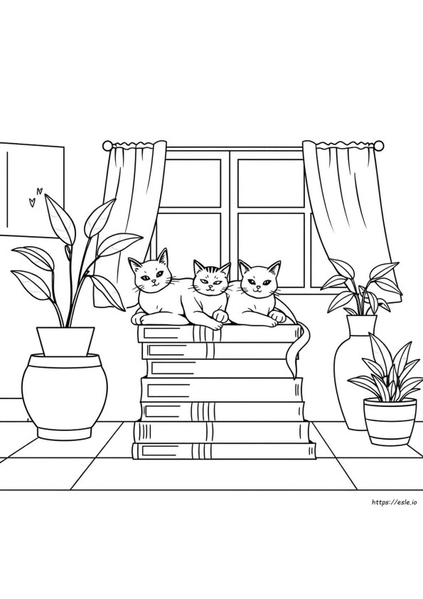 Dibujos De Gatos Para Colorear E Imprimir