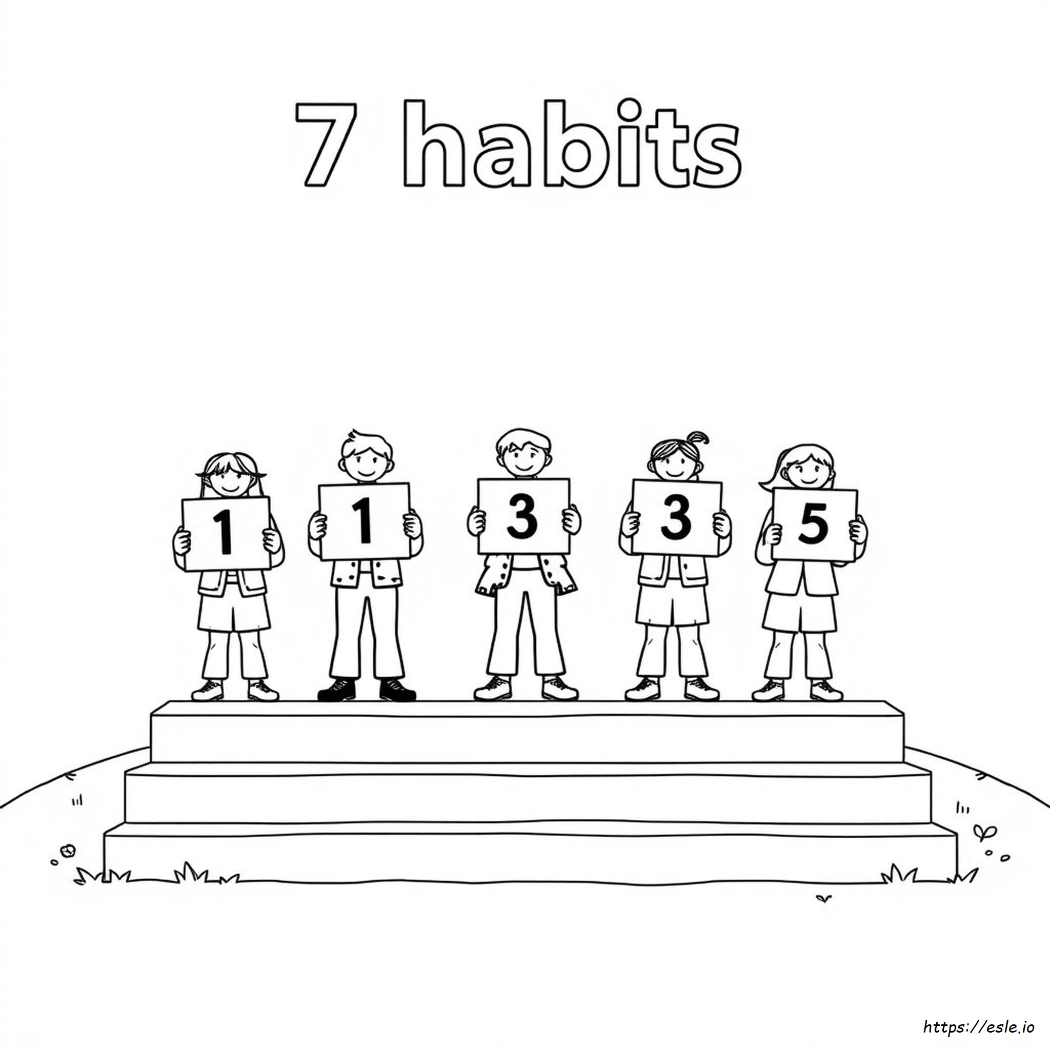 7 Habits Coloring Pages