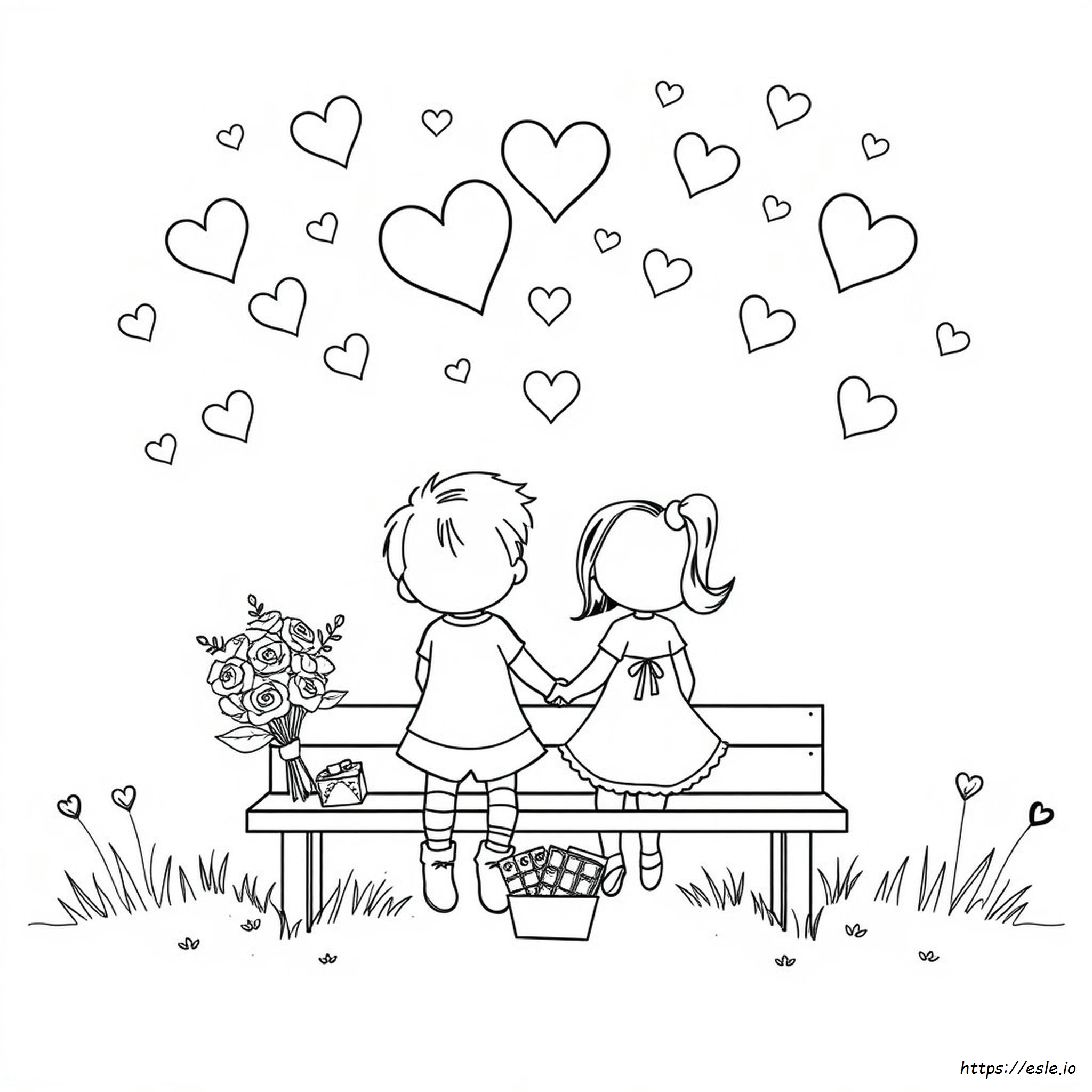 Páginas Para Colorear De San Valentín