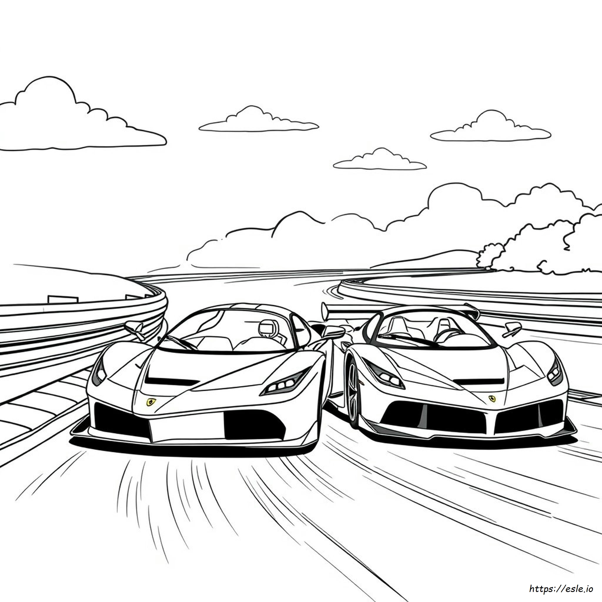 Disegni Da Colorare Mclaren Ferrari