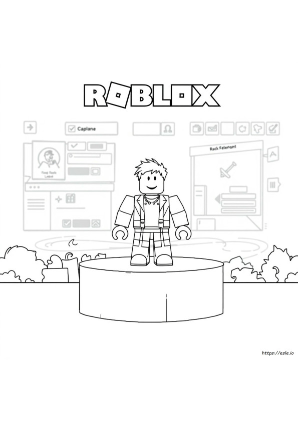 Planșă De Colorat Roblox