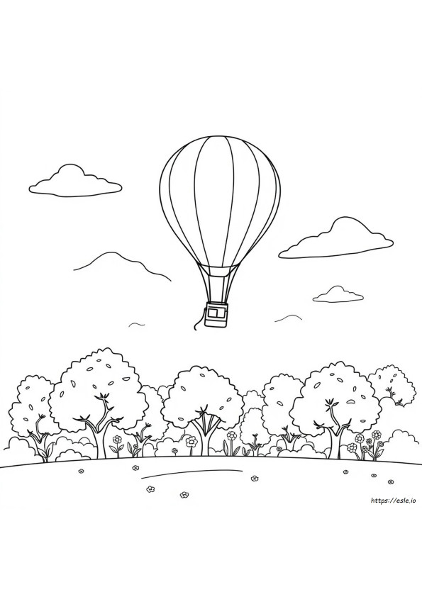 Paginas Para Colorir De Balão