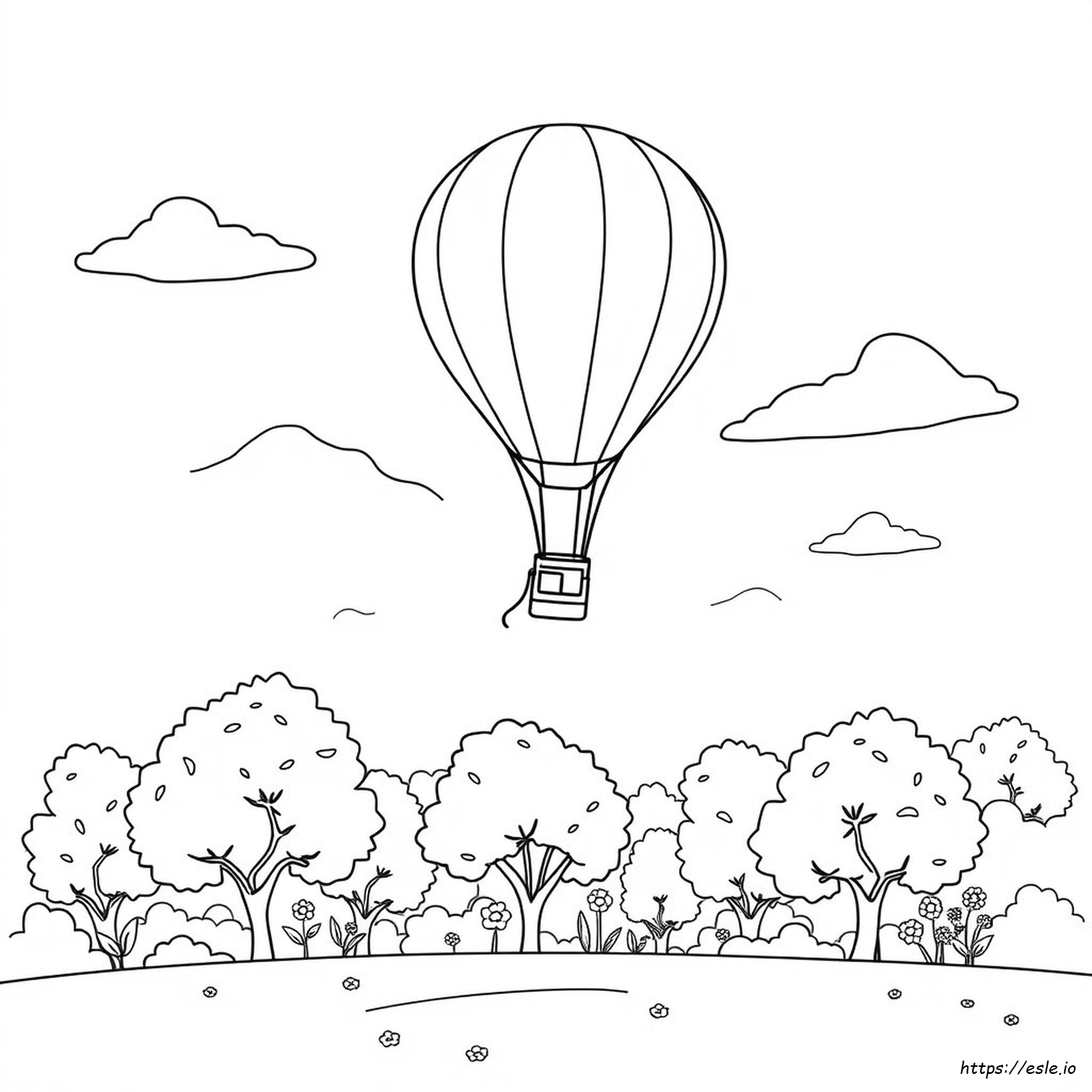 Colouring Pages Of Balloon