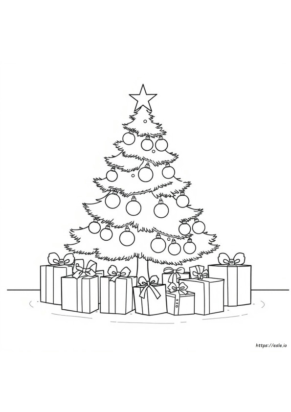 Hadiah Natal Mewarnai Gambar