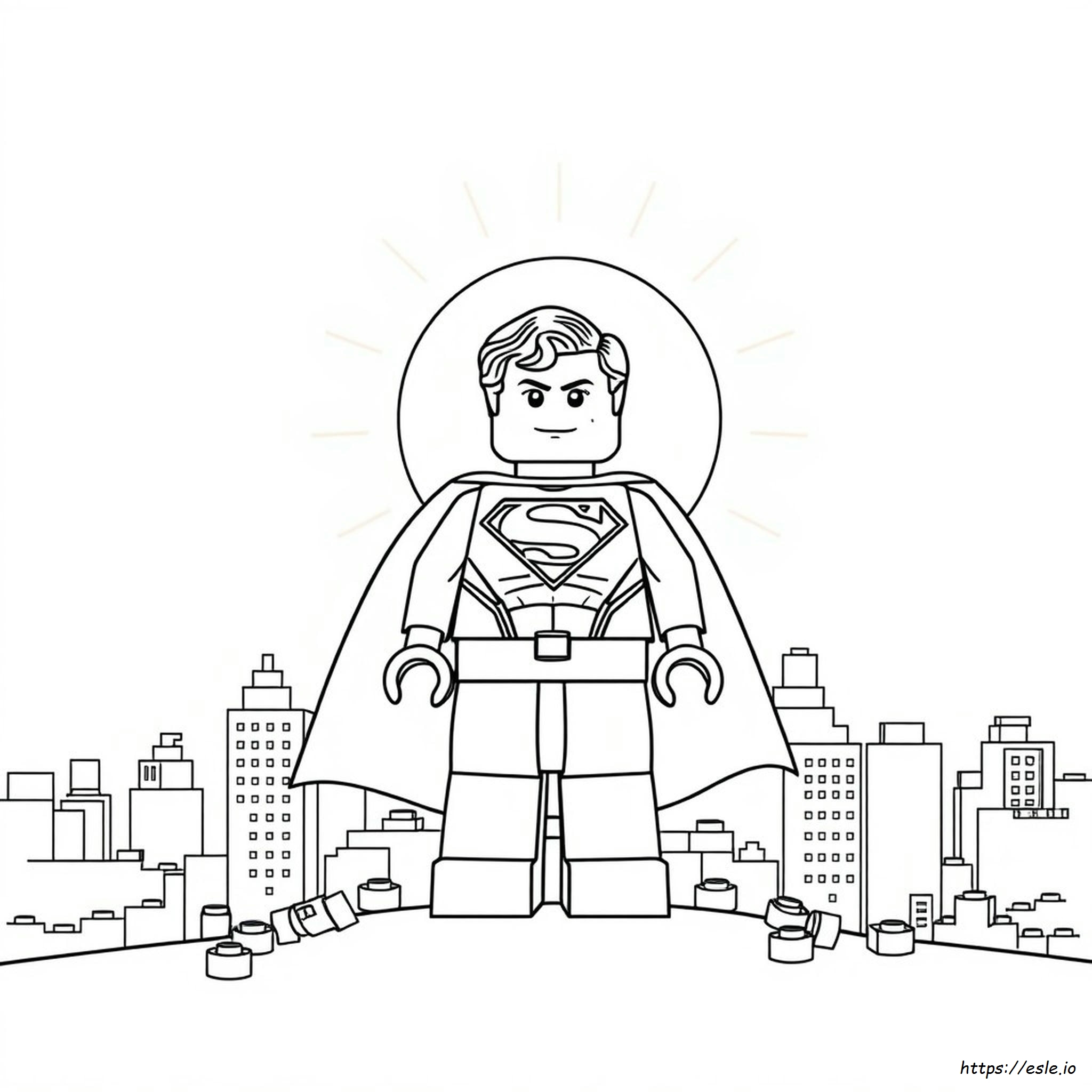 Lego Superman Ausmalbilder