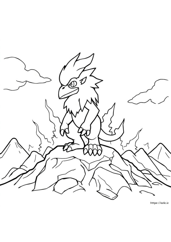 Infernape Coloring Pages