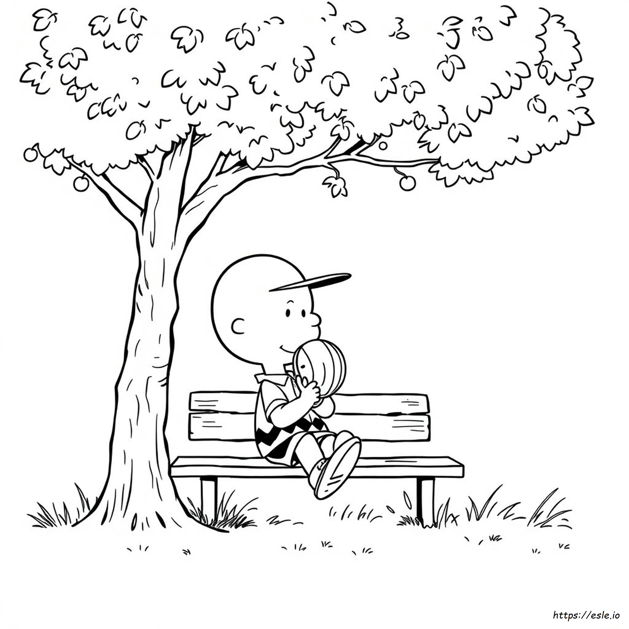 Libro Para Colorear De Charlie Brown