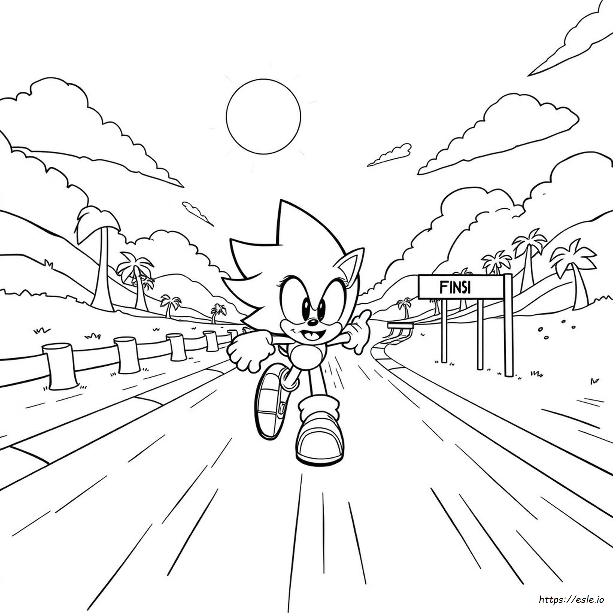 Poster Do Sonic The Hedgehog 3 Para Colorir