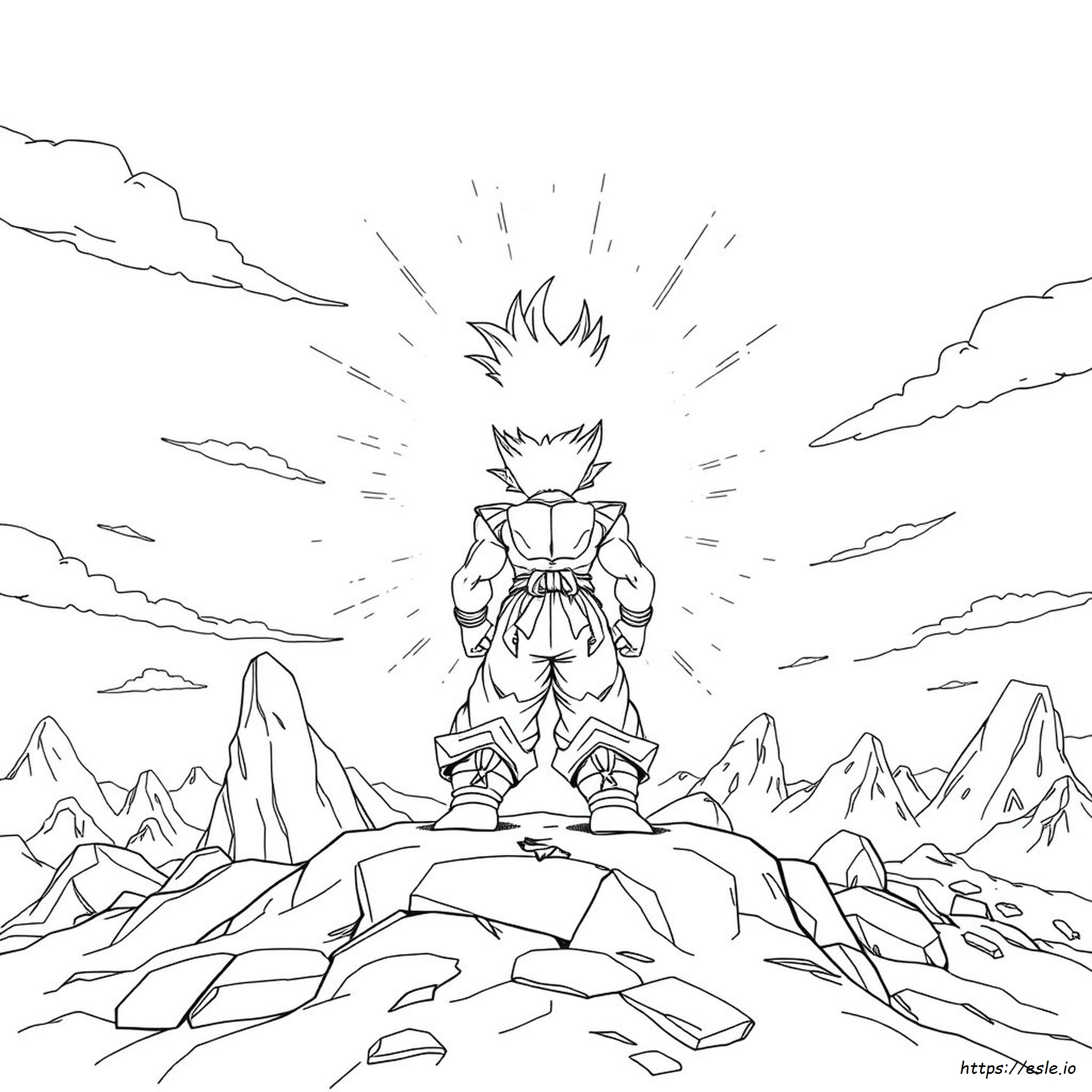 Dbz Broly Coloring Pages