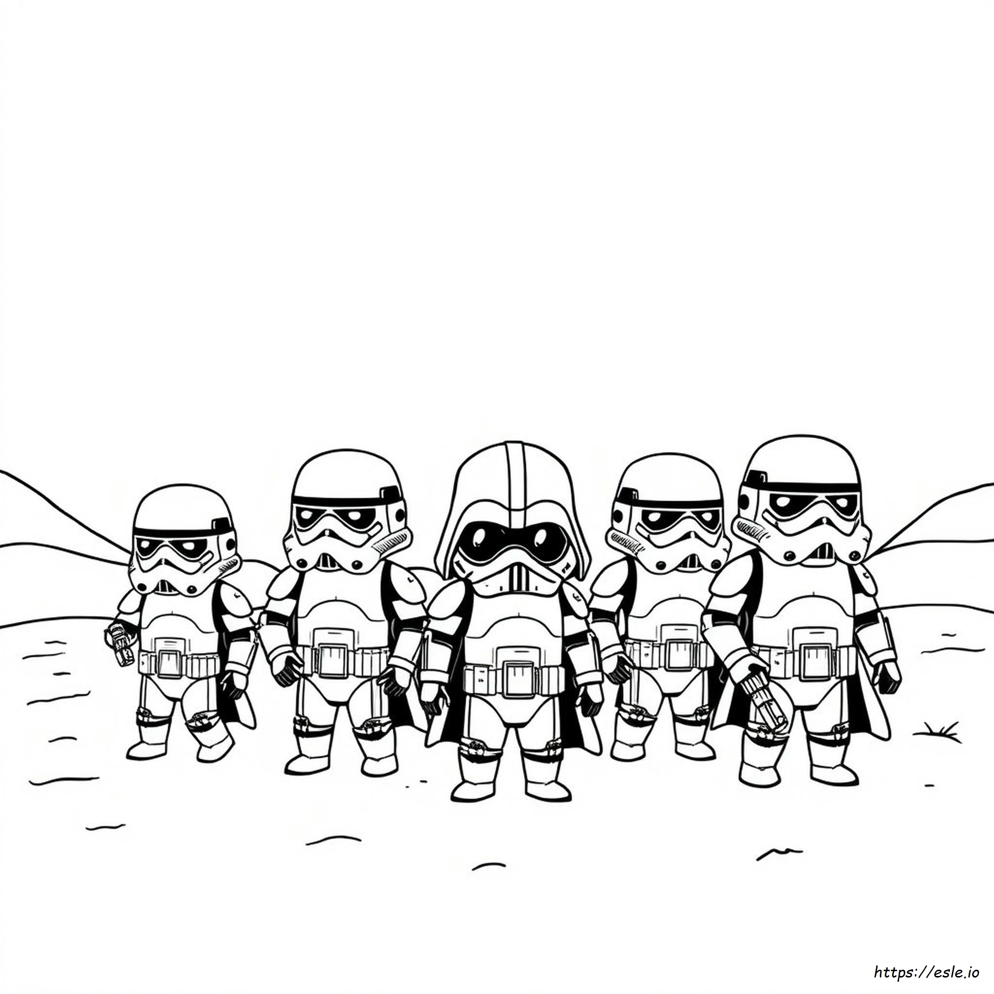 Chibi Star Wars Ausmalbilder