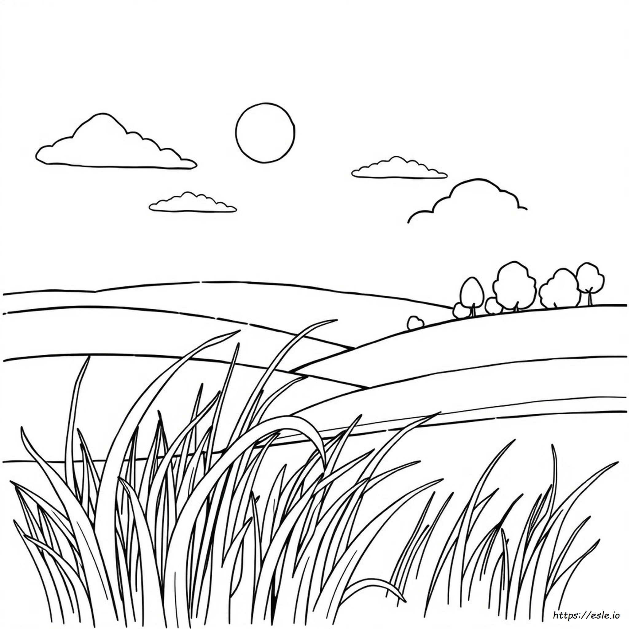How To Color Grass With Colored Pencils