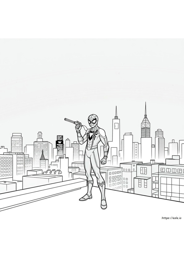 Coloring Pages Of Miles Morales