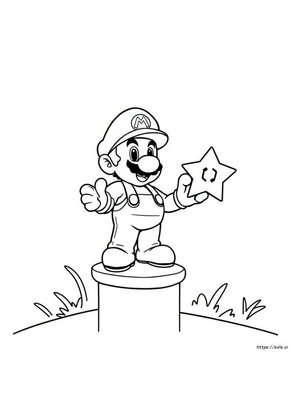 Gambar Mewarnai Super Mario Bros Dapat Dicetak Gratis