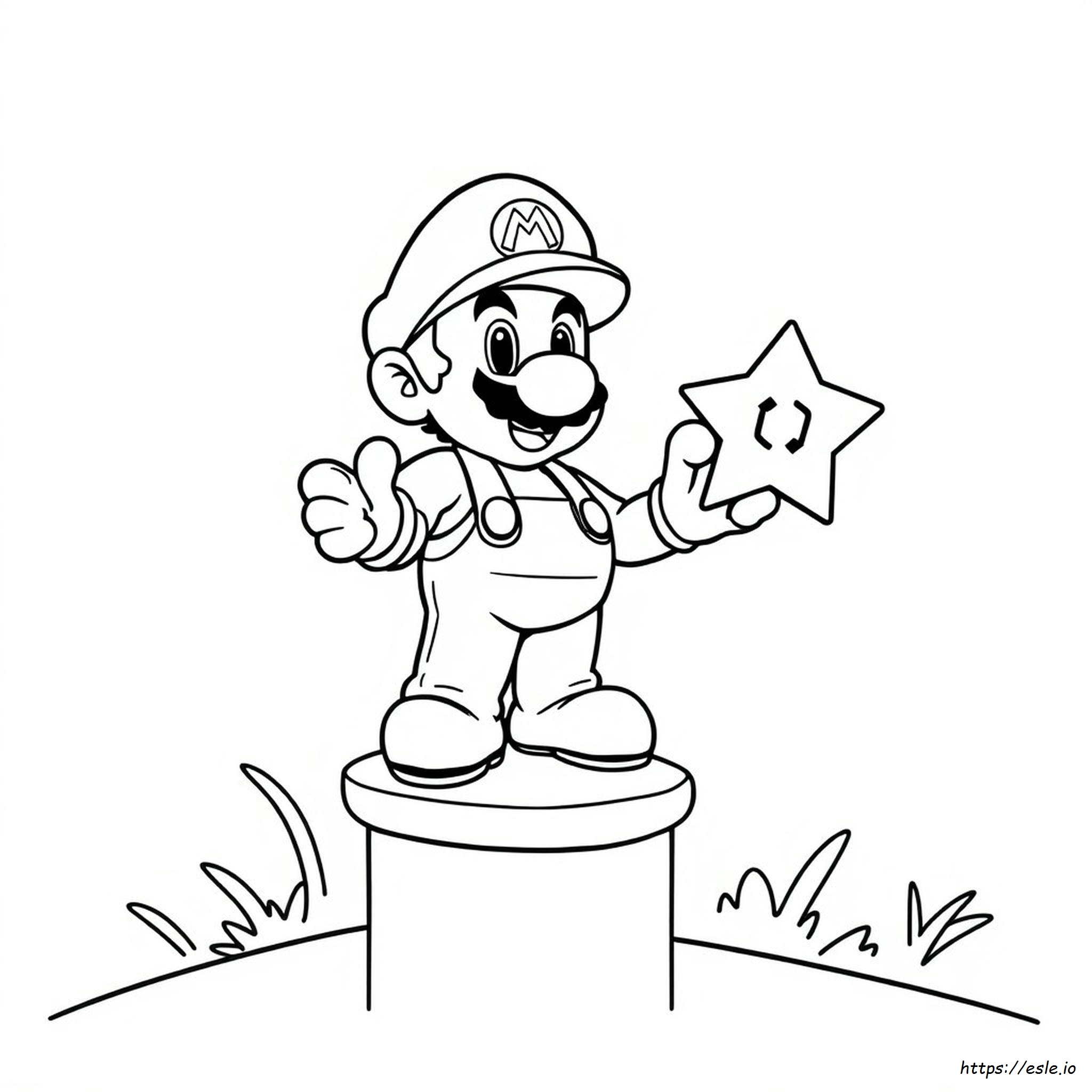 Súper Mario Bros Páginas Para Colorear Gratis