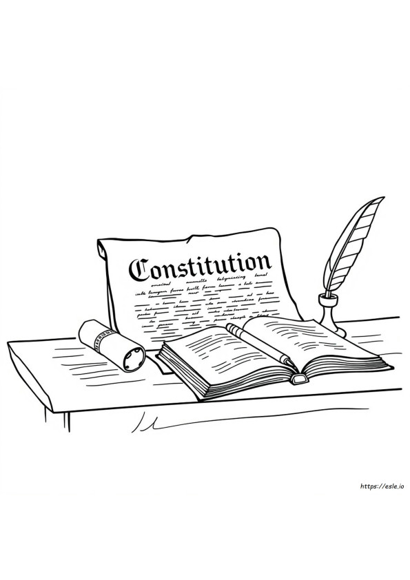 Páginas Para Colorir Grátis Da Constituição Para Imprimir