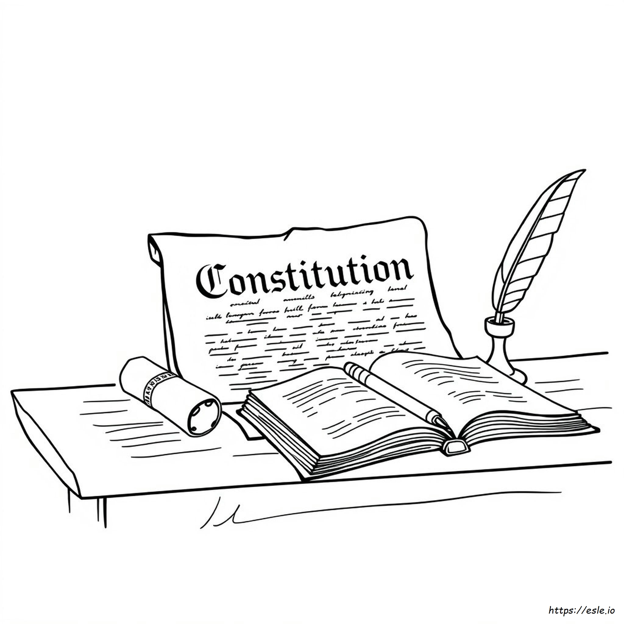 Free Printable Constitution Coloring Pages