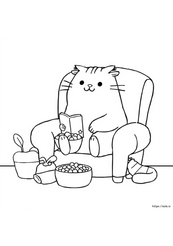Buku Mewarnai Pusheen
