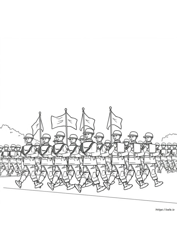 Militär Ausmalbilder
