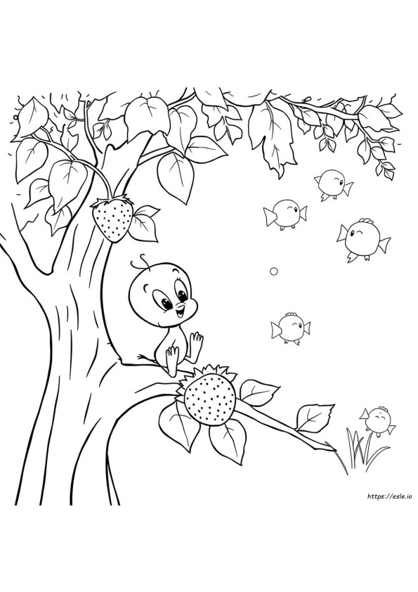 Tweety Coloring Sheet