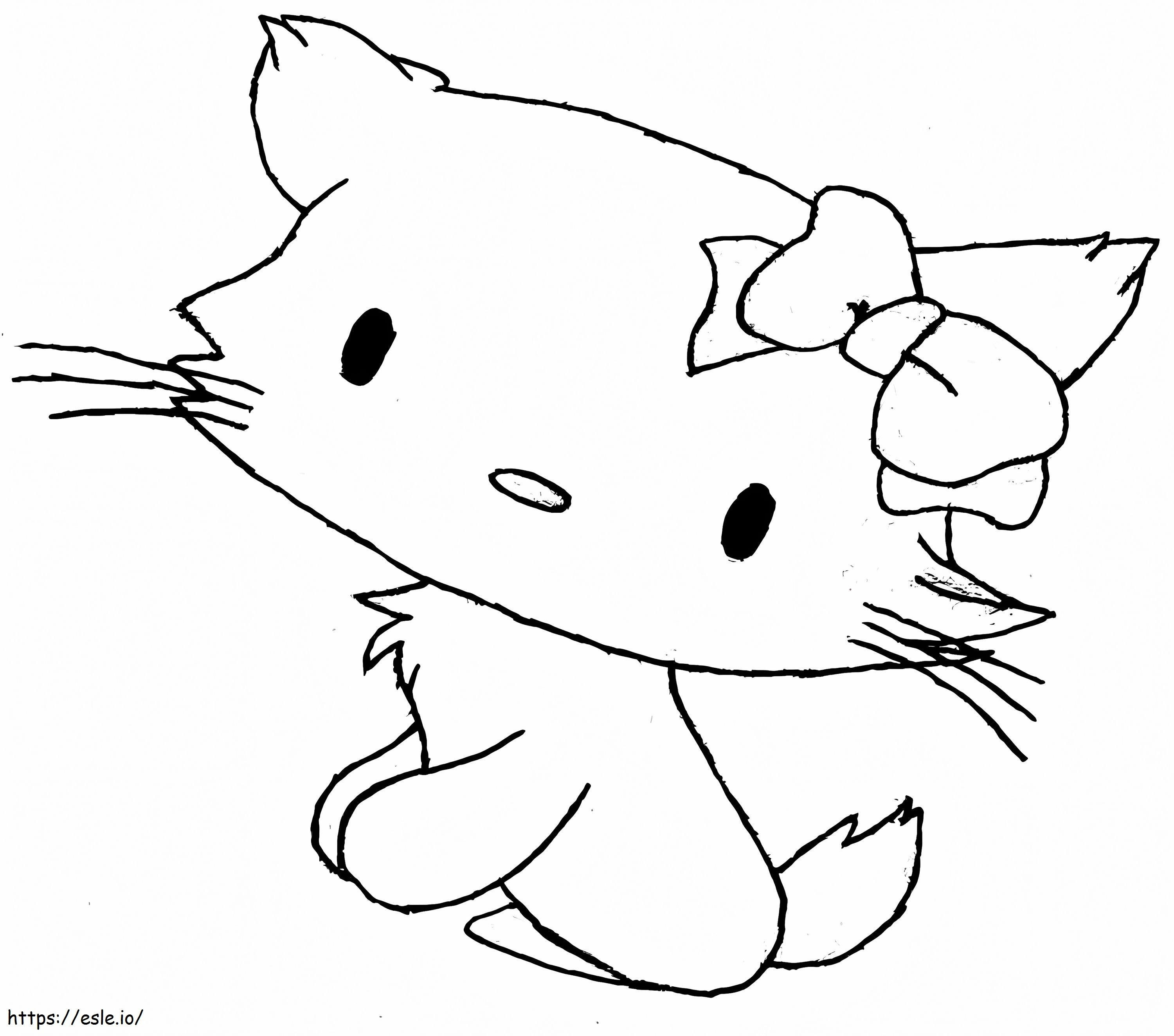 Charmmy Kitty Sketch värityskuva