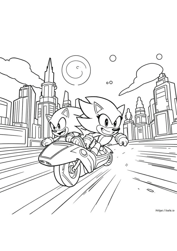 Sonicprime Speedcoloring Sonic Prime Mewarnai Gambar