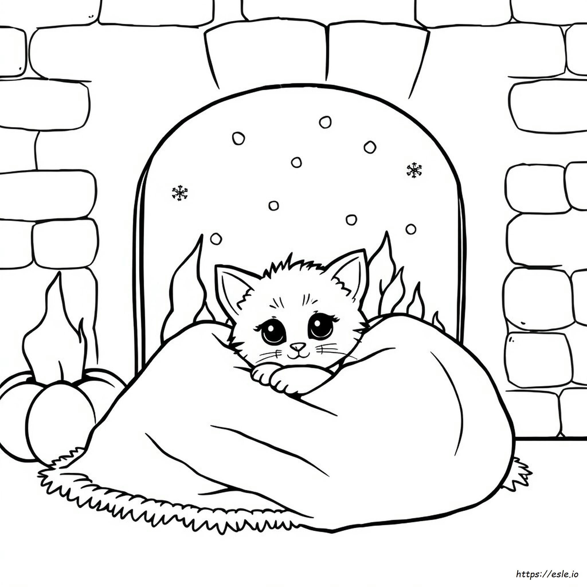 Cute Cozy Colouring Pages