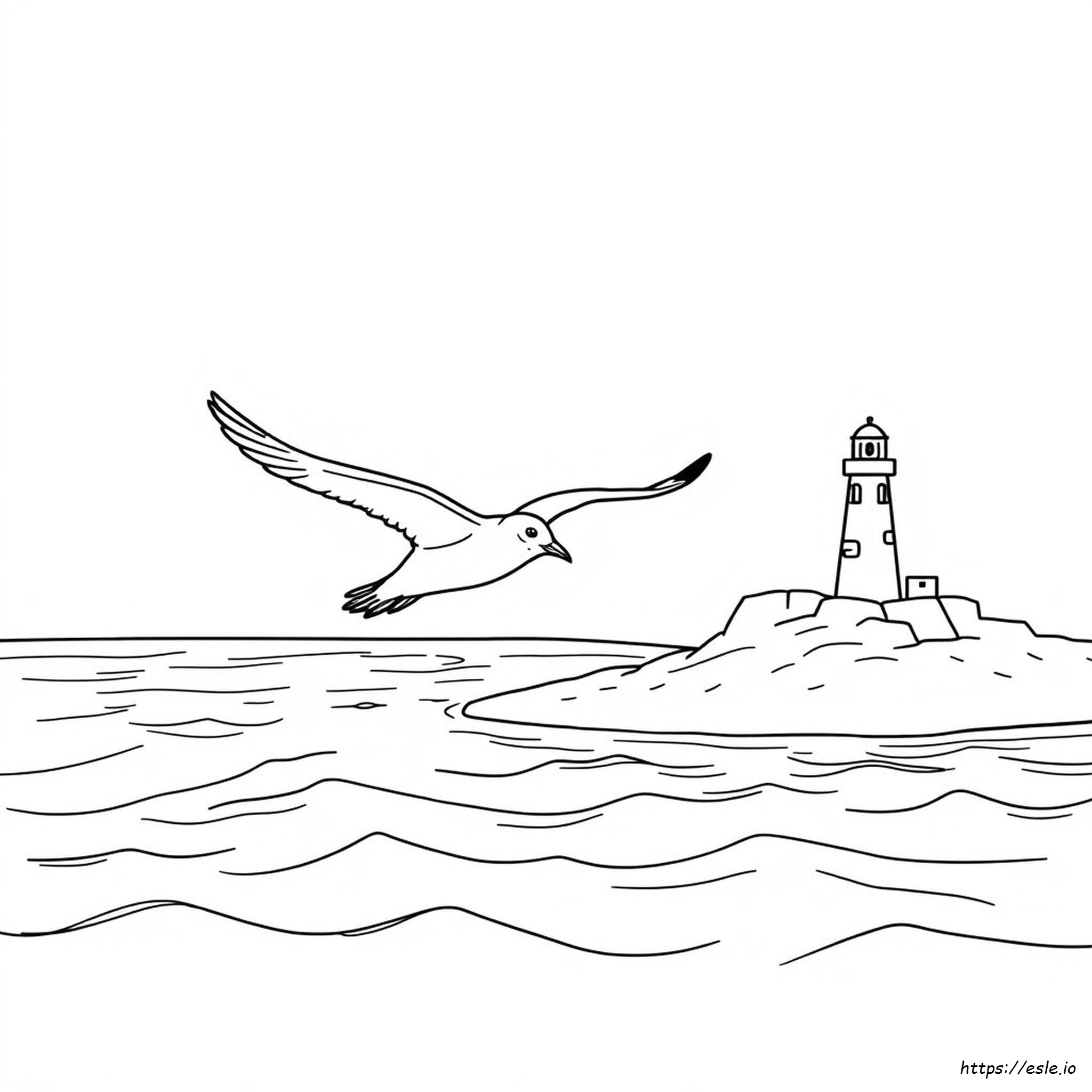 Seascape Coloring Pages