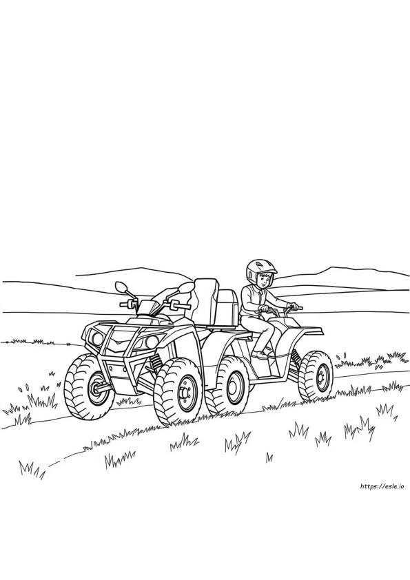 Desene De Colorat Cu Atv Alăturat