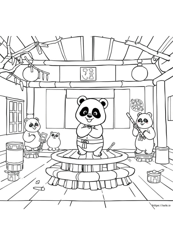 Kung Fu Panda 2 Gambar Mewarnai