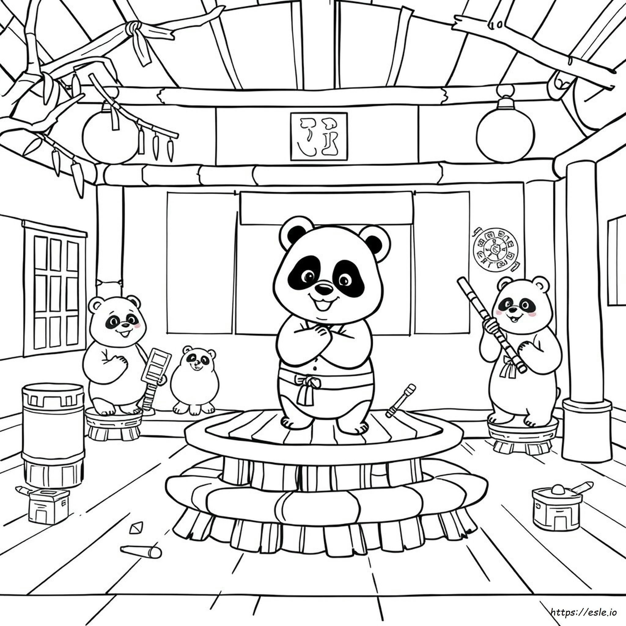 Kung Fu Panda 2 Dibujos Para Colorear