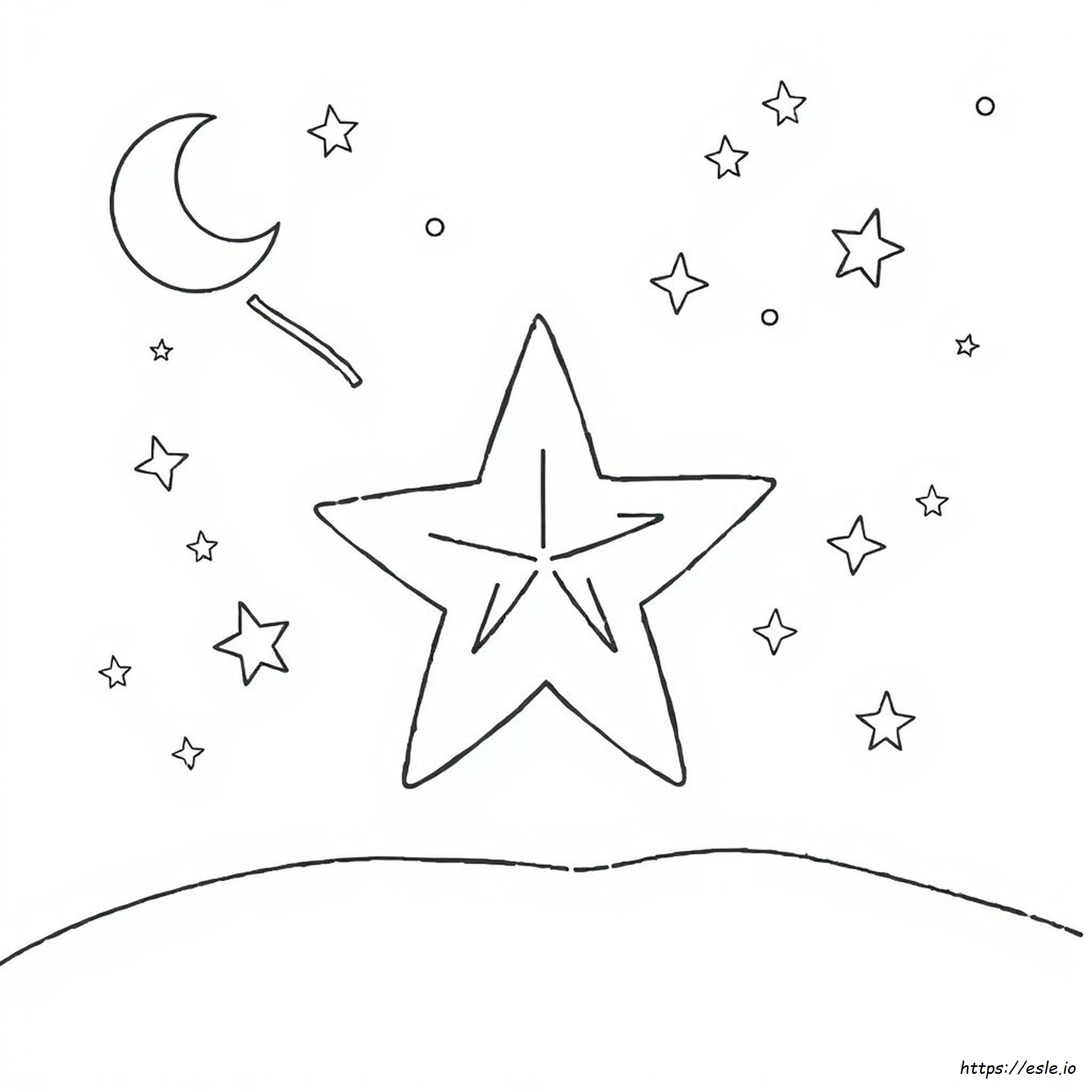 Star Coloring Pages Printable